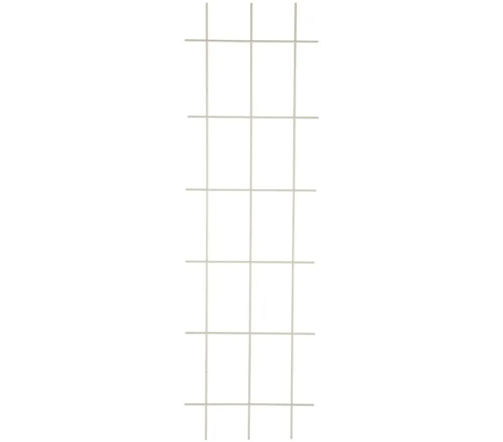 Dehner Rankgitter & Obelisken - Metall-Blumenspalier, 150 cm Weiß