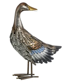 Dehner Metall-Ente, ca. B30/H44/T16 cm Braun Online