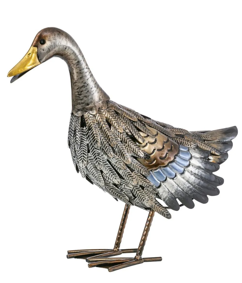 Dehner Gartenzwerge & Gartenfiguren > Metall-Ente, ca. B43/H37/T16 cm