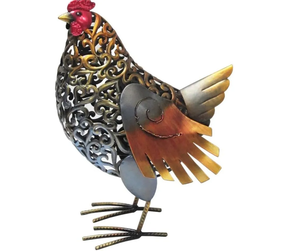Dehner Metall-Henne Vroni Bunt Best