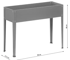 Dehner Hochbeete & Frühbeete > Metall-Hochbeet Münster 2, ca. B98/H80/27,5 cm