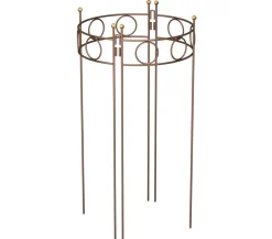 Dehner Rankgitter & Obelisken - Metall-Pflanzenstütze Annabelle, ca. H100 cm Kupfer