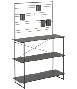 Dehner Metall-Pflanztisch Provence, , ca. B100/H160/T40 cm Schwarz Outlet