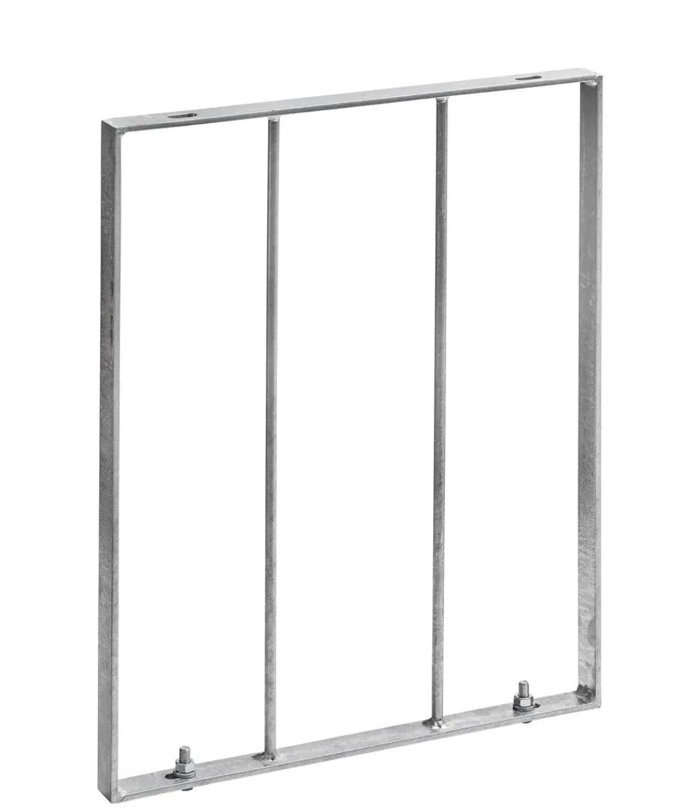 Dehner Rosenbögen - Metall-Rosenbogen Verlängerung, ca. B40/H50/T2,5 cm Dunkelgrau