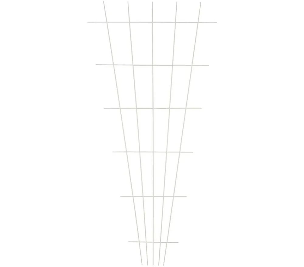Dehner Metall-Rosenspalier, 150 x 75 cm Weiß Online
