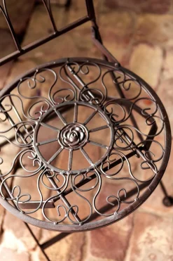 Dehner Gartenstühle Metall|Dekoartikel > Metallstuhl Antik