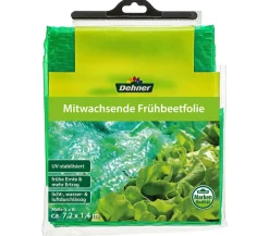 Dehner Pflanzenfolien & Ernteschutz - Mitwachsende Frühbeetfolie, ca. L720/B140 cm Hellgrün