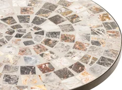 Dehner Blumenhocker|Gartentische Metall - Mosaikblumenhocker Grazia