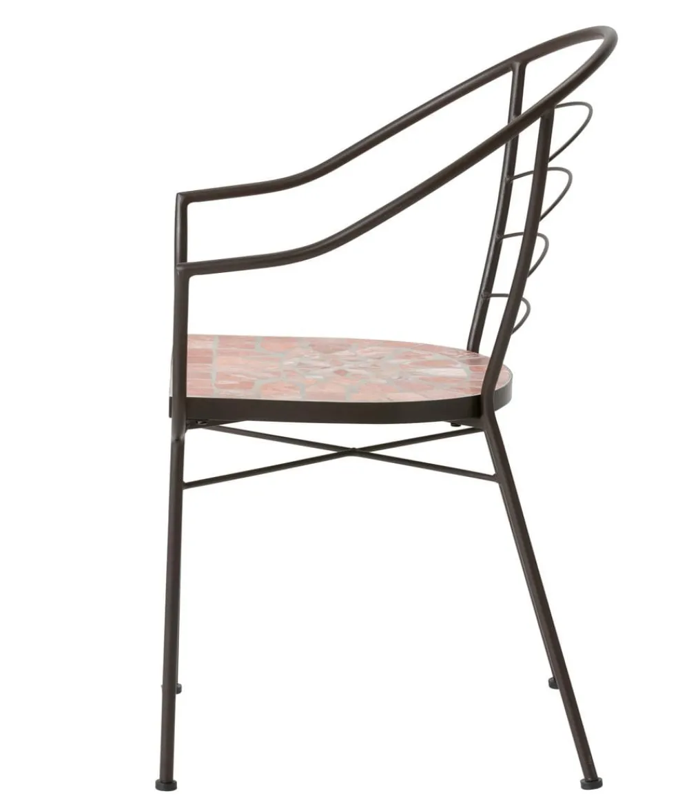 Dehner Mosaiksessel Chiara, terra-rosé New