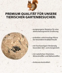 Dehner Natura Premium Eichhörnchen-Knödel, 6 Stk. Clearance