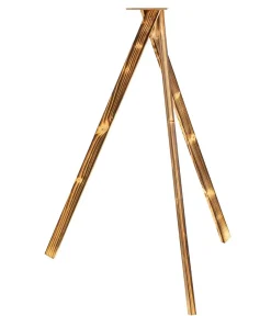 Dehner Natura Premium Futterständer Apennin, geflammt, ca. B70/H111/T70 cm Braun Outlet