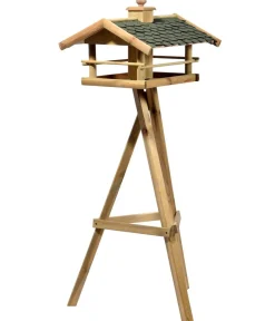 Dehner Natura Premium Vogelhäuser & Futterspender > Futterhaus Kaiserwinkel, inkl. Ständer Ellmau, ca. B68/H144/T62 cm