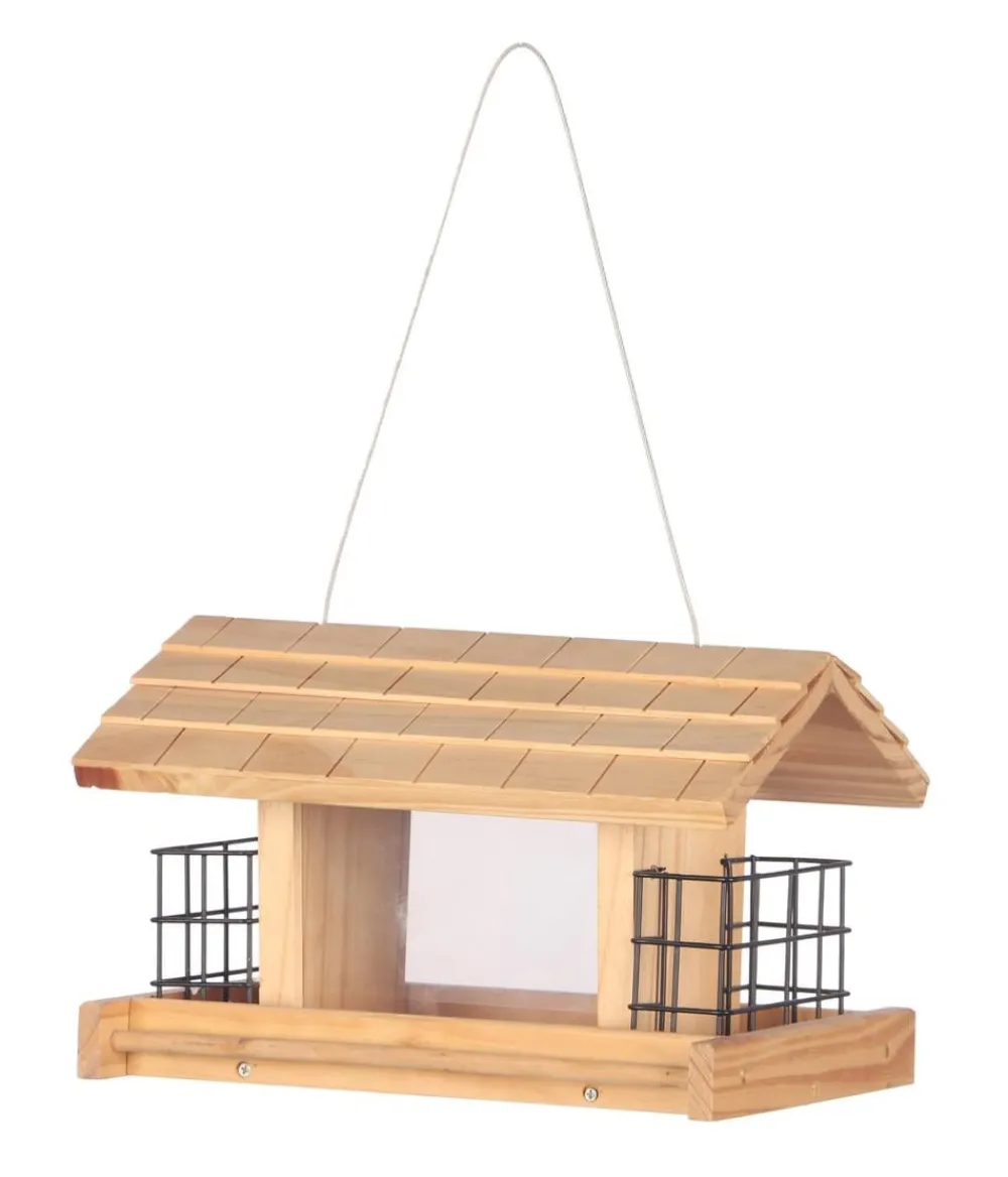 Dehner Natura Premium Vogelhäuser & Futterspender > Futterhaus Aosta, ca. B28/H17,5/T19 cm