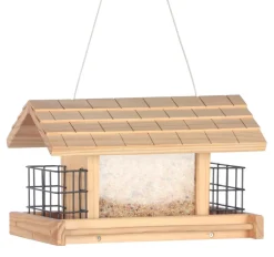 Dehner Natura Premium Vogelhäuser & Futterspender > Futterhaus Aosta, ca. B28/H17,5/T19 cm