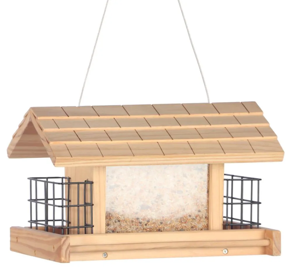 Dehner Natura Premium Vogelhäuser & Futterspender > Futterhaus Aosta, ca. B28/H17,5/T19 cm