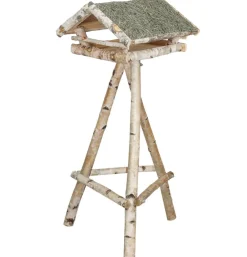 Dehner Natura Premium Futterhaus Nürnberg mit Heudach, inkl. Ständer Birkenholz, ca. B60/H130/T60 cm Outlet