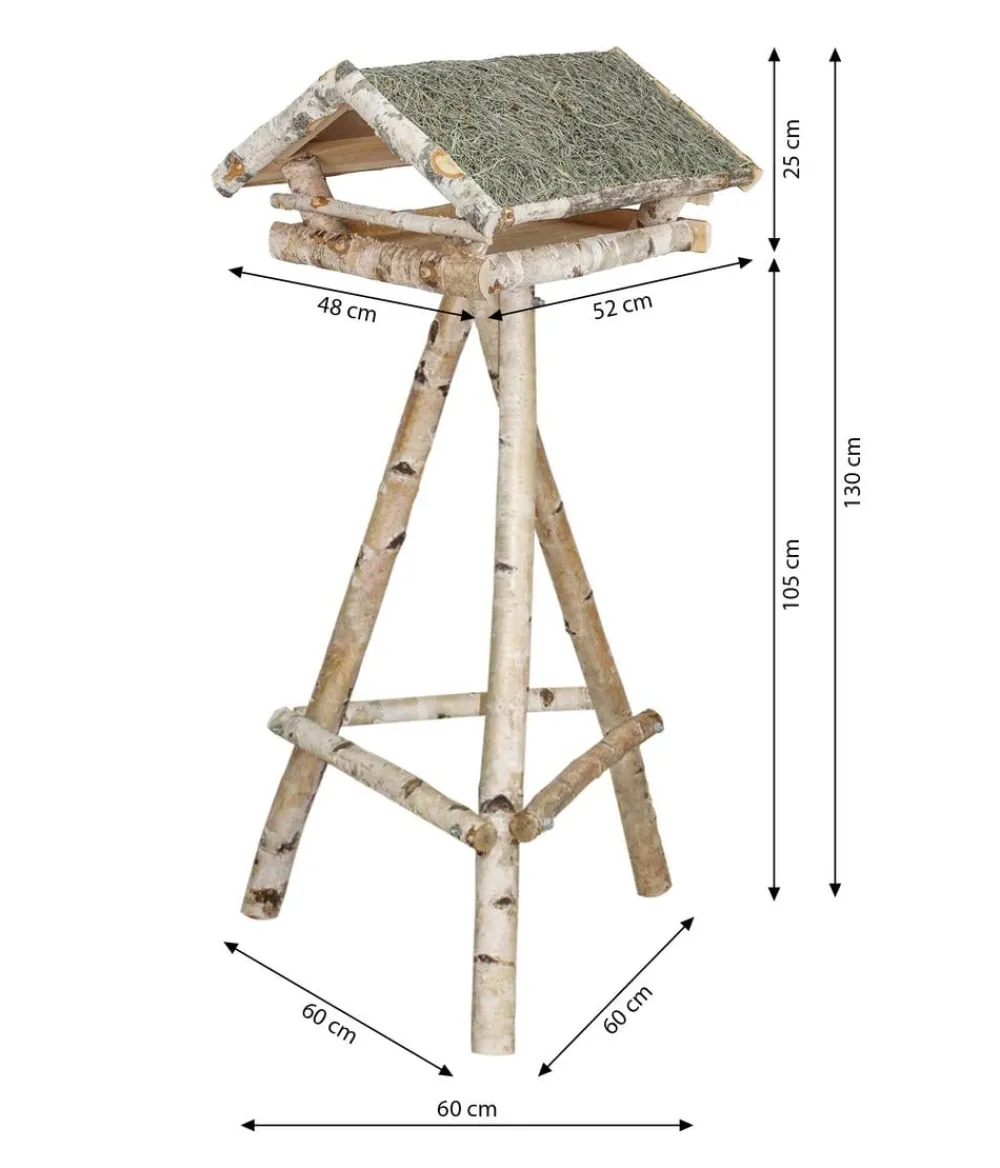 Dehner Natura Premium Vogelhäuser & Futterspender > Futterfeder für Meisenknödel, ca. Ø7/L19 cm