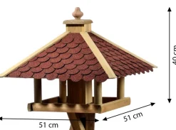 Dehner Natura Premium Futterhaus Brixen, ca. B51/H40/T51 cm Best
