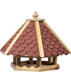 Dehner Natura Premium Futterhaus Alpbach, inkl. Ständer Ellmau, ca. B68/H148/T62 cm Online