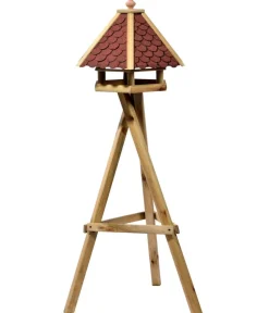 Dehner Natura Premium Futterhaus Alpbach, inkl. Ständer Ellmau, ca. B68/H148/T62 cm Online
