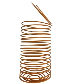 Dehner Natura Premium Vogelhäuser & Futterspender - Futterfeder für Meisenknödel, ca. Ø7/L19 cm Orange