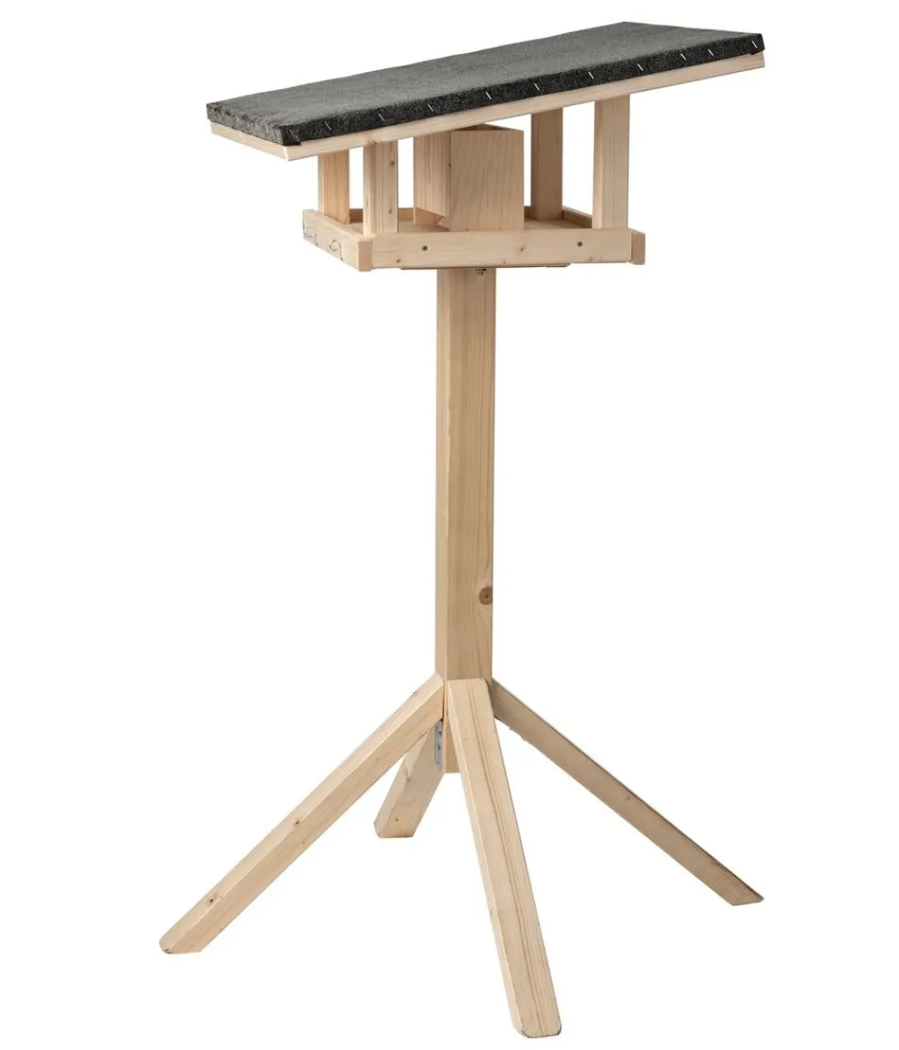 Dehner Natura Premium Futterhaus Rofan, , inkl. Ständer Alpstein, ca. B84,3/H129,7/T84,3 cm Online