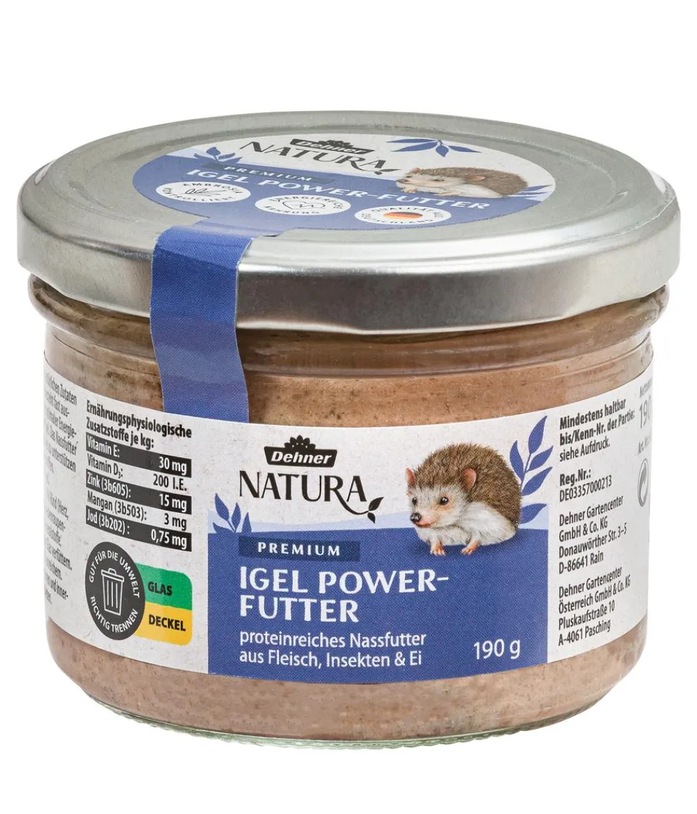 Dehner Natura Premium Igelfutter & -Häuser|Kleintierfutter > Igel Power-Futter