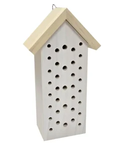 Dehner Natura Premium Insektenhotel Eucera, ca. B16/H30,5/T9,5 cm Weiß Hot