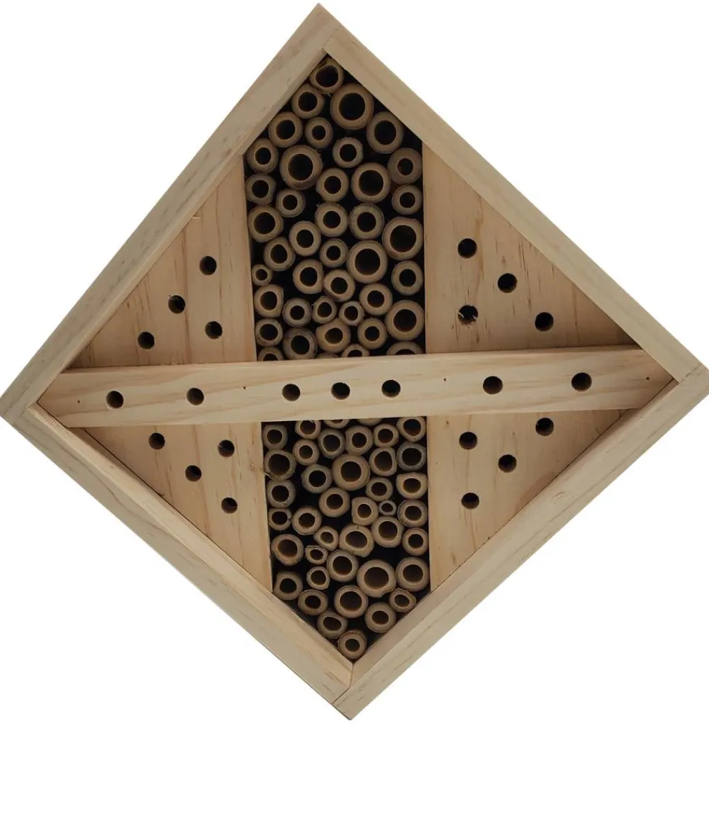 Dehner Natura Premium Nützling & Insektenhotels - Insektenhotel Nueva, ca. B18/H18/T11 cm Braun