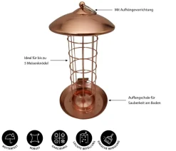 Dehner Natura Premium Meisenknödel-Säule Joelle Kupfer Hot
