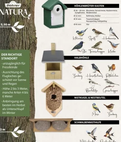 Dehner Natura Premium Nistkästen - Nistkasten Falcon, ca. B20/H20/T17 cm