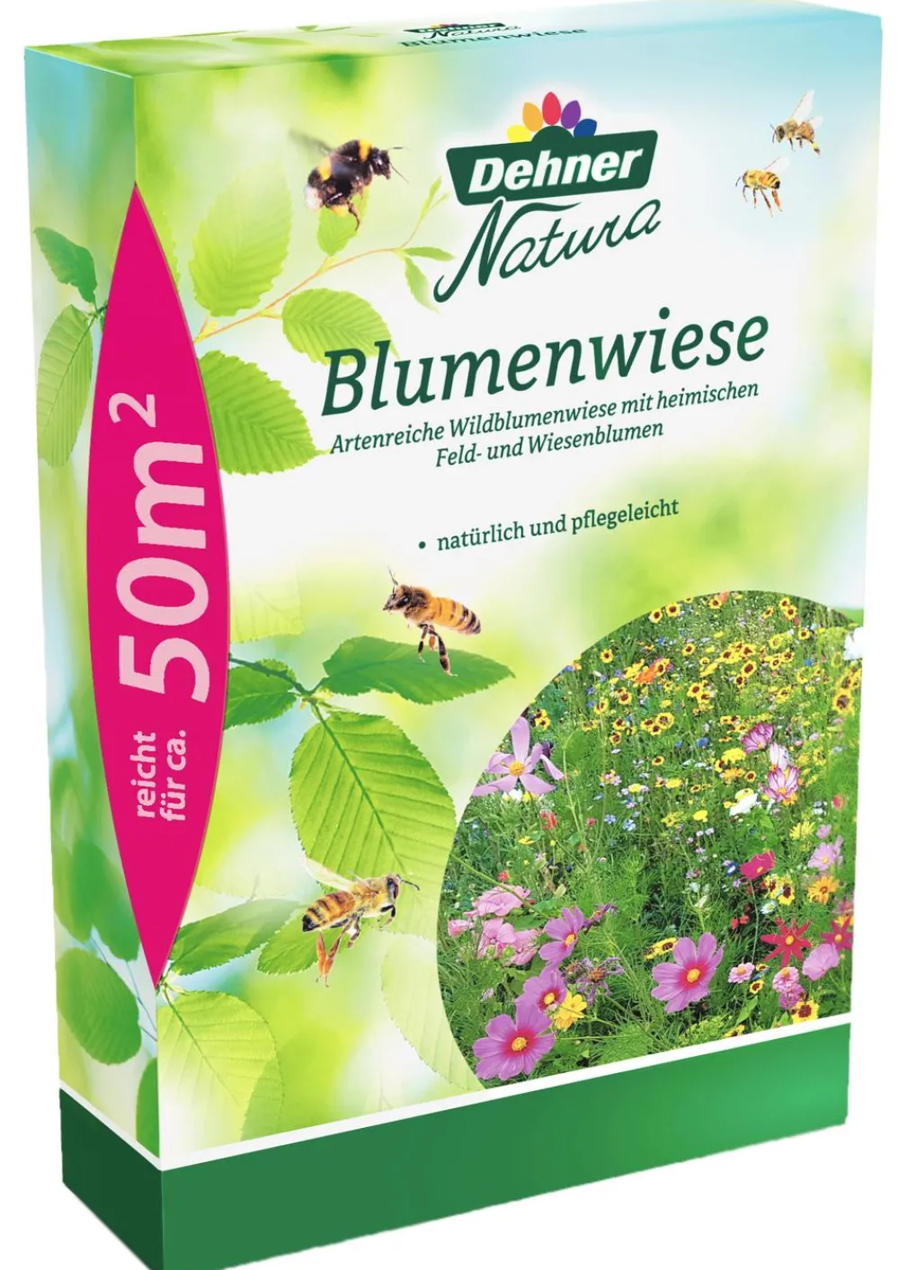 Dehner Natura Premium Rasensamen > Saatgut 'Blumenwiese'