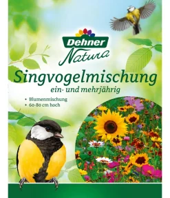 Dehner Natura Premium Blumensamen > Samen Blumenmischung 'Singvogelmischung', 60 - 80 cm hoch