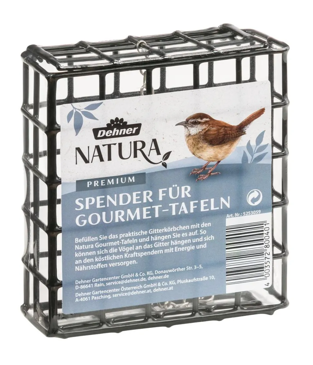 Dehner Natura Premium Wildvogelfutter & Snacks > Spender für Futtertafeln mit Tafel-Mix, 7-teilig