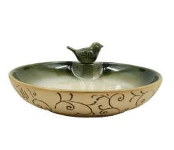 Dehner Natura Premium Vogeltränken|Gartenzwerge & Gartenfiguren - Vogeltränke Punto, ca. Ø28,5/H6 cm