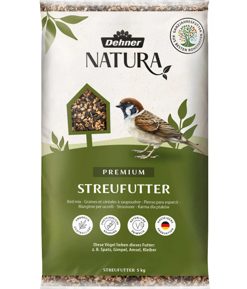 Dehner Natura Premium Wildvogelfutter & Snacks > Wildvogel Streufutter