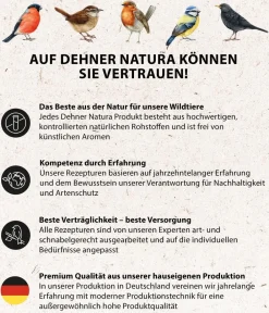 Dehner Natura Premium Wildvogelfutter & Snacks > Wildvogel Streufutter
