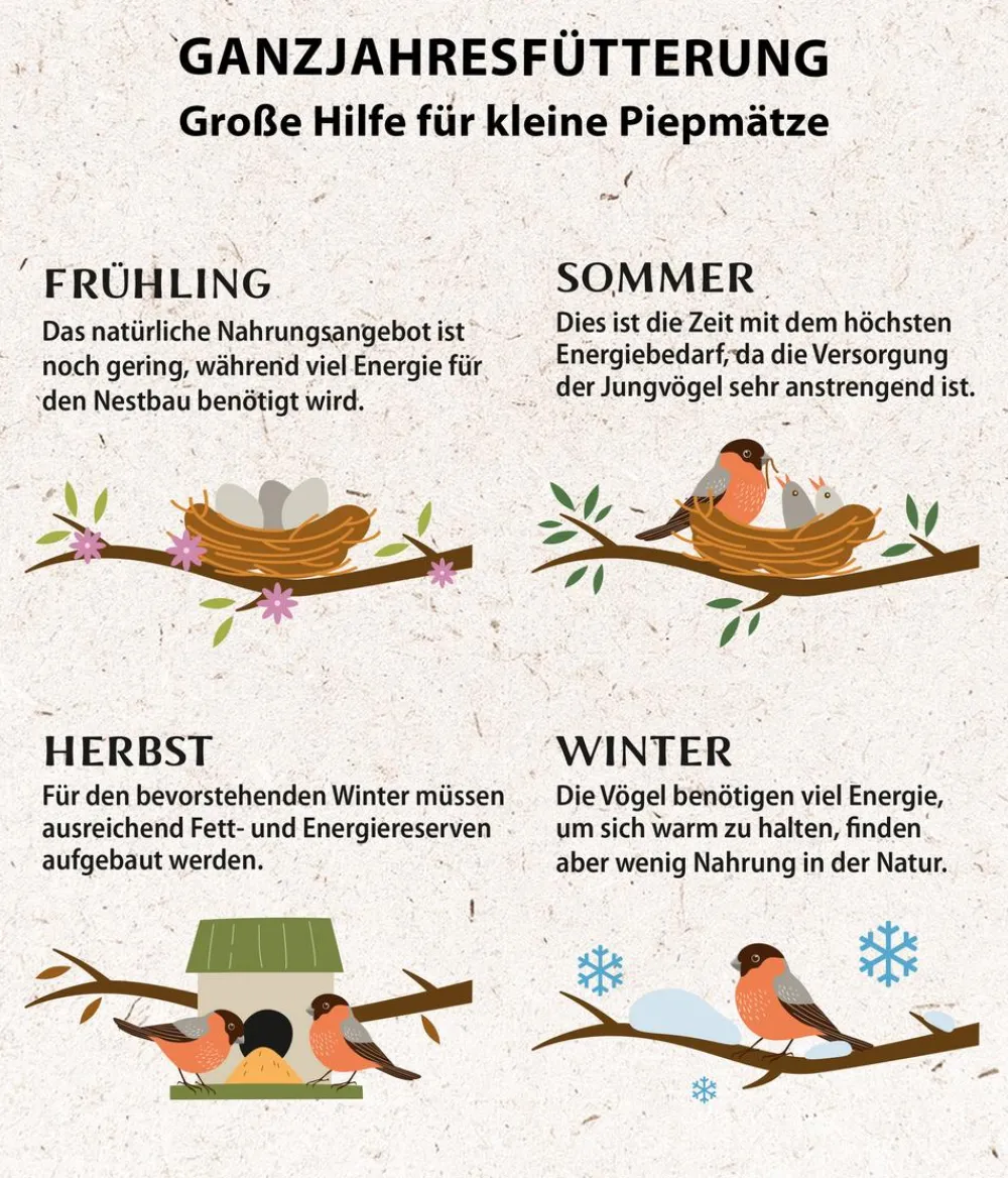 Dehner Natura Premium Wildvogelfutter & Snacks > Wildvogel Streufutter