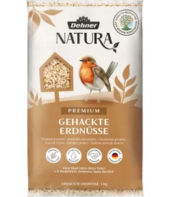 Dehner Natura Premium Wildvogelfutter & Snacks > Wildvogelfutter Gehackte Erdnüsse