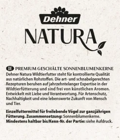 Dehner Natura Premium Wildvogelfutter & Snacks > Wildvogelfutter Geschälte Sonnenblumenkerne