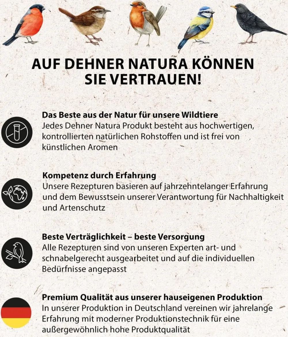 Dehner Natura Premium Wildvogelfutter & Snacks > Wildvogelfutter Sonnenblumenkerne