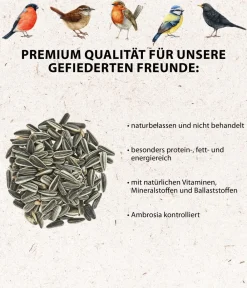 Dehner Natura Premium Wildvogelfutter & Snacks > Wildvogelfutter Sonnenblumenkerne