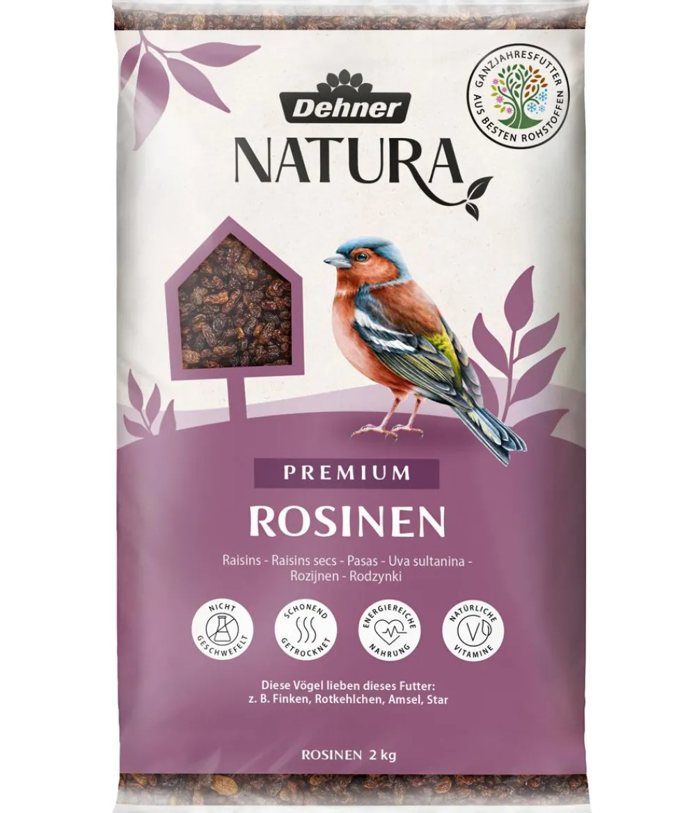 Dehner Natura Premium Wildvogelfutter & Snacks > Wildvogelfutter Rosinen