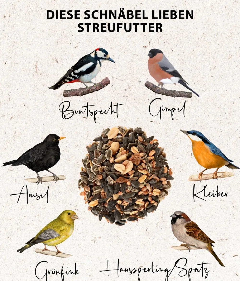 Dehner Natura Premium Wildvogel Streufutter Best
