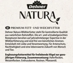 Dehner Natura Premium Wildvogelfutter & Snacks > Wildvogelfutter Erdnussbutter im Glas, Rosine, 8 x 340 g
