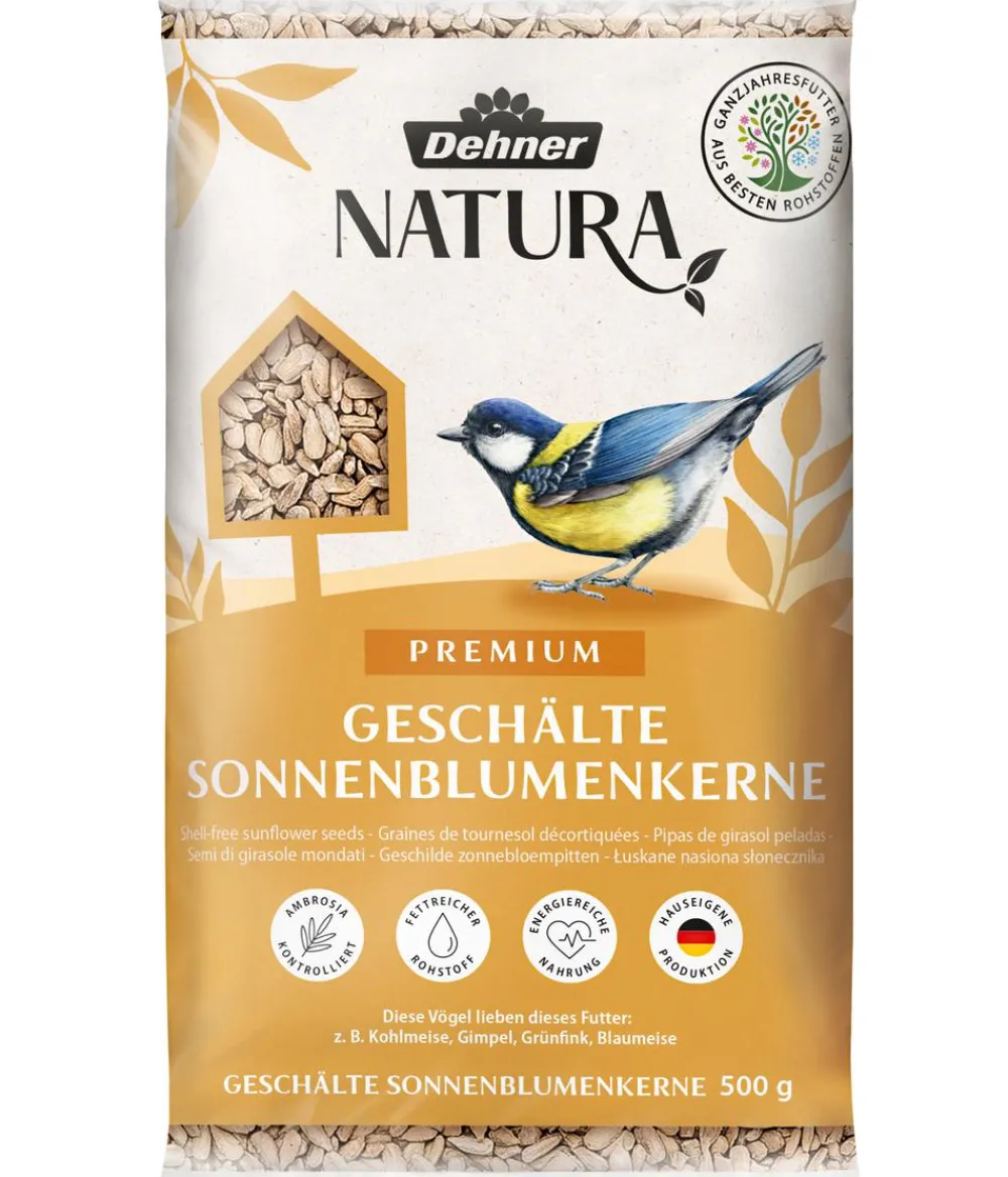 Dehner Natura Premium Wildvogelfutter & Snacks > Wildvogel Kokosnuss mit Fettfuttermischung
