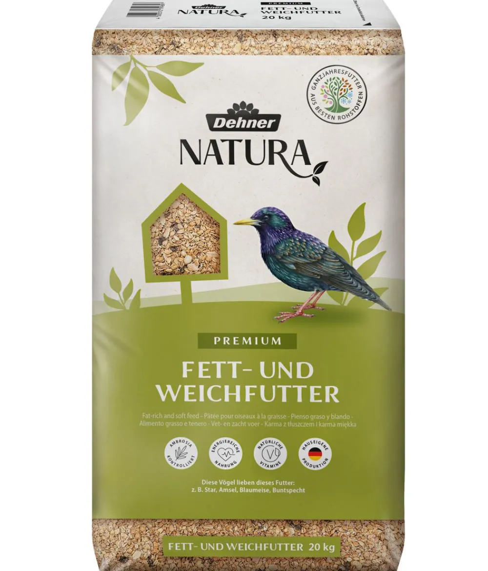 Dehner Natura Premium Wildvogelfutter & Snacks|Meisenknödel > Wildvogelfutter-Set, Meisenknödel & Weichfutter, 2-teilig
