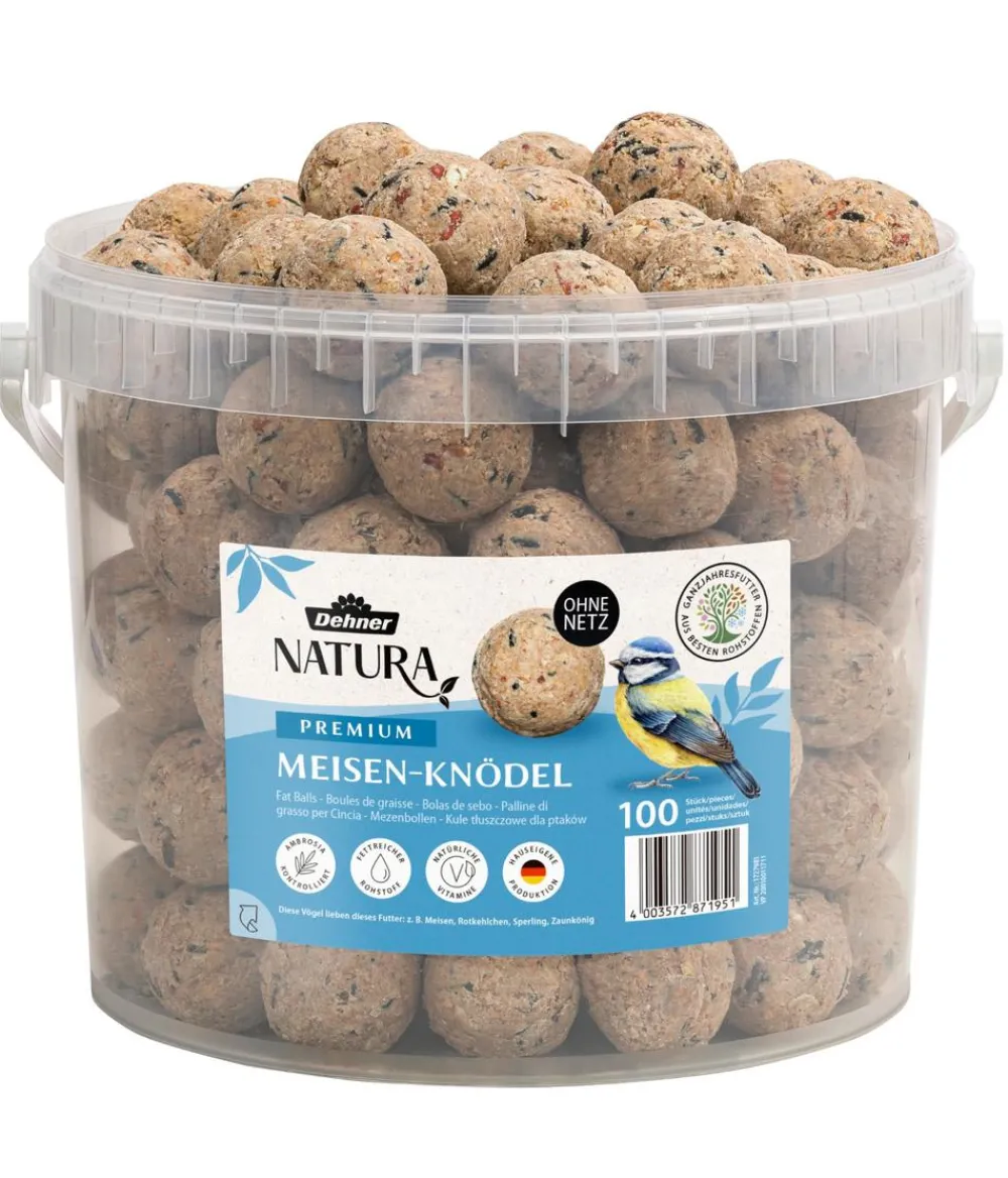Dehner Natura Premium Wildvogelfutter & Snacks|Meisenknödel > Wildvogelfutter-Set, Meisenknödel & Weichfutter, 2-teilig