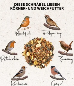 Dehner Natura Premium Wildvogelfutter & Snacks - Wildvogel Streufutter
