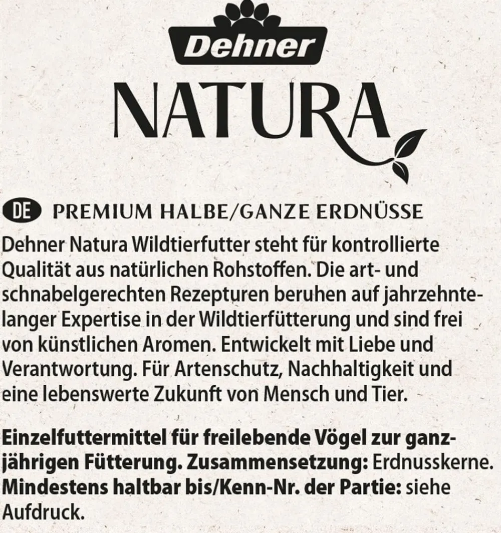 Dehner Natura Premium Wildvogelfutter & Snacks - Wildvogel Fett- und Weichfutter